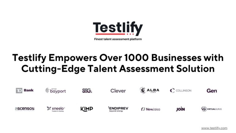 Testlify Empowers Over 1000 Businesses with Cutting-Edge Talent Assessment Solution