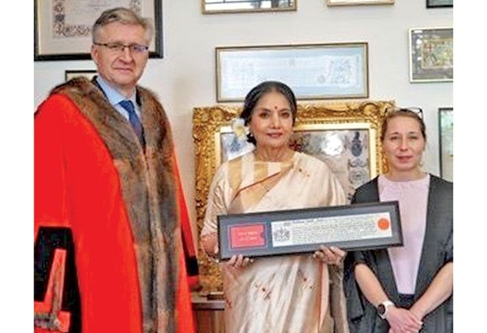 Shabana Awarded ‘Freedom Of The City Of London’