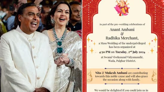 Mukesh Ambani and Nita Ambani’s Magnanimous Mass Wedding Celebration