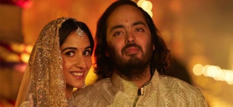 Anant Ambani in royal attire by Sabyasachi for wedding with Radhika Merchant