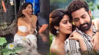 Janhvi Kapoor recently took to her social media platforms to share an eagerly anticipated behind-the-scenes (BTS) clip from the song “Chuttamalle”