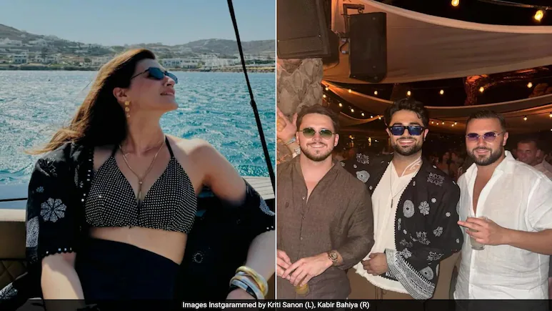 Kriti Sanon allegedly vapes with rumored BF Kabir Bahia on Greece vacay; actress’ mother’s old tweet goes viral after her smoking photos grab eyeballs