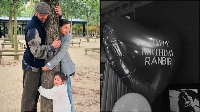 Ranbir Kapoor-Alia Bhatt’s daughter Raha is cuteness personified as she goes out with them for RK’s birthday celebration; waves at paps