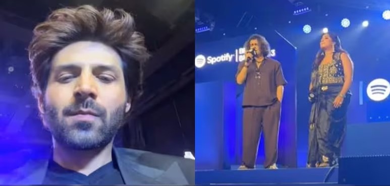 Kartik Aaryan’s Fanboy Moment With “Legends” Shreya Ghoshal And Sonu Nigam: “Pure Goosebumps”