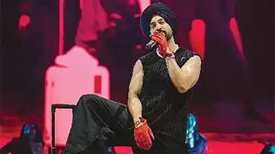 Diljit Dosanjh takes a jibe at the Telangana legal notice at the Hyderabad concert: ‘When an artist from your own country is singing, people have problems’