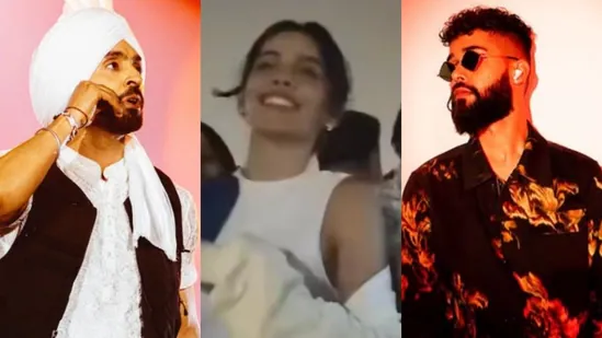 AP Dhillon’s supposed sweetheart Banita Sandhu vibes at Diljit Dosanjh’s Mumbai concert in the midst of singers’ quarrel. Watch