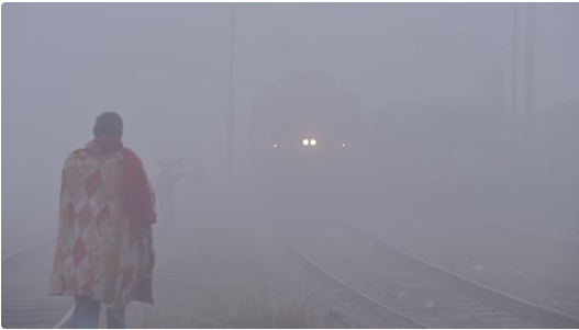 Dense fog in Delhi, Noida, flight ops normal, 45 trains delayed; rain, thunderstorm expected today